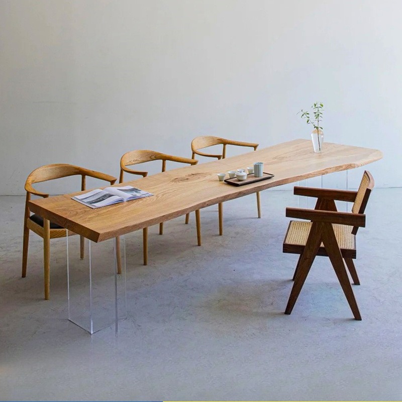 โต๊ะลอยอะคริลิคไม้เนื้อแข็งสไต - Bedroom Furniture บทวิจารณ์และราคา