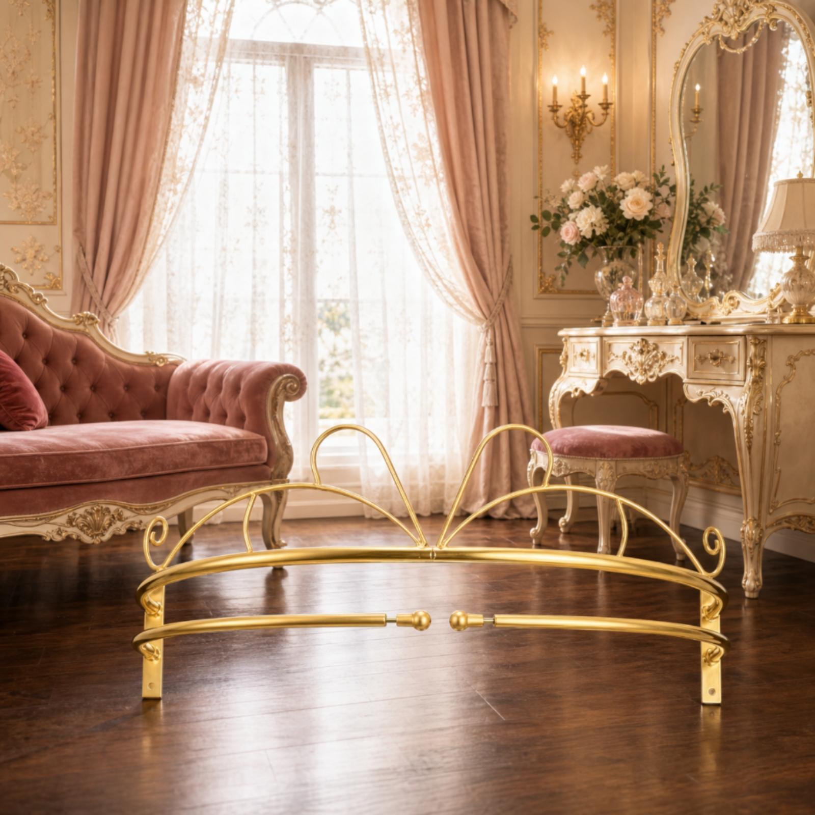 โครงม่านเตียงแบบติดผนัง ทำจากโ - Canopy Bed Frame Metal Queen บทวิจารณ์และราคา
