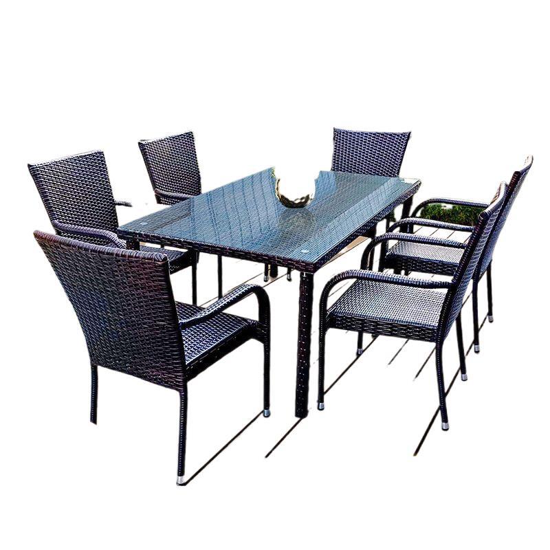 ชุดโต๊ะและเก้าอี้หวายสำหรับกลา - Outdoor Furniture บทวิจารณ์และราคา
