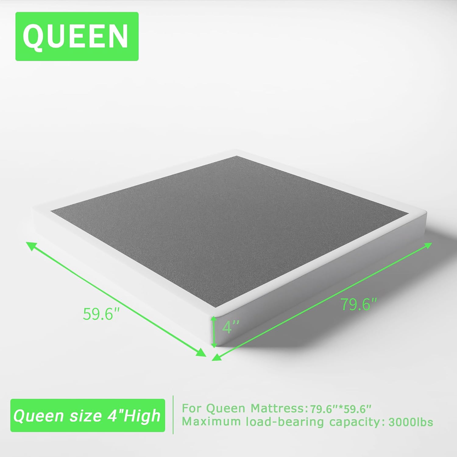 ฐานรองที่นอนโลหะแบบเตี้ยขนาด 4 - Canopy Bed Frame Metal Queen บทวิจารณ์และราคา